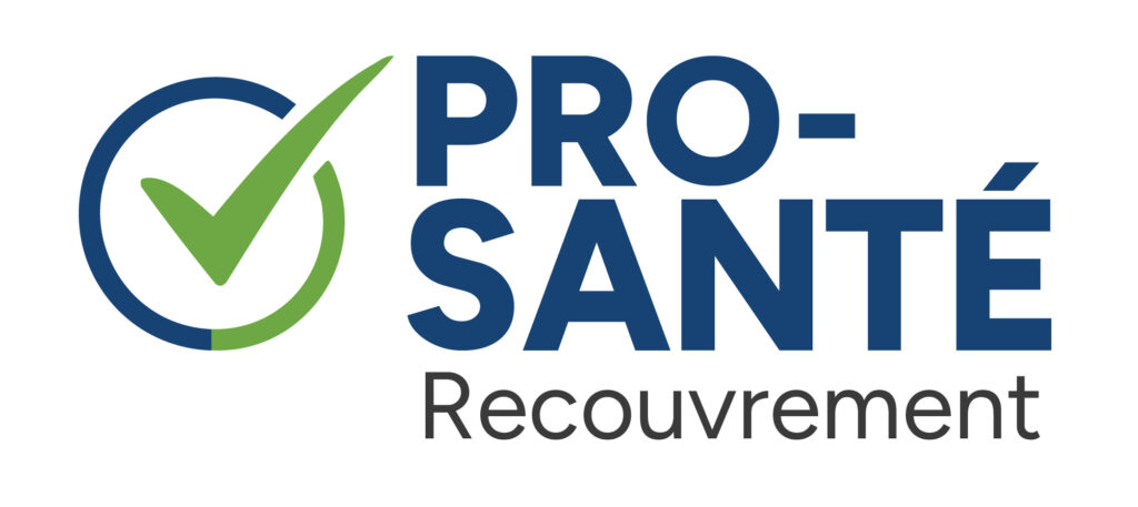 Logo rond avec une croix et le nom de l'entreprise 